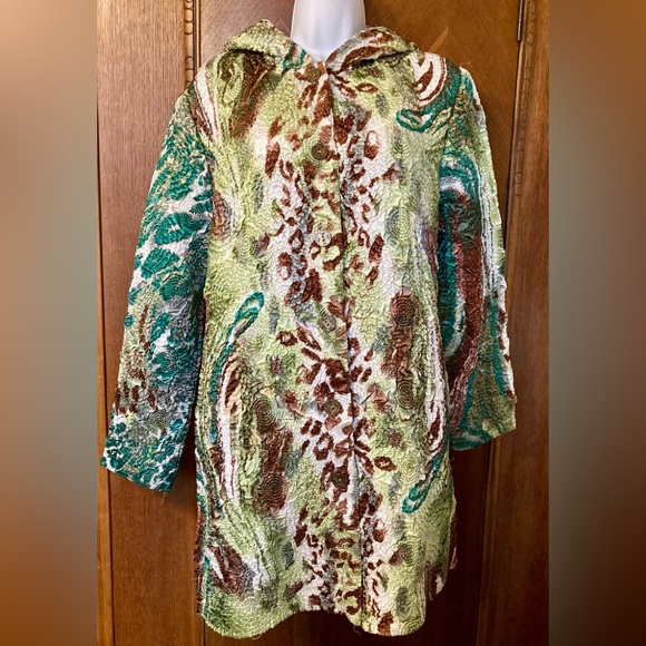 ABC Collection Hooded Jacket, sz M-L - Picture 2 of 7